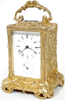 19th Century Ornate Carriage Clock