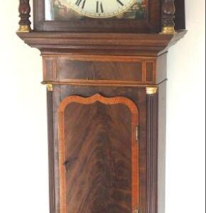 Solid Mahogany English Longcase Clock 2
