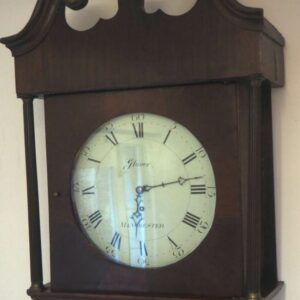 Solid Oak English Longcase Clock 2