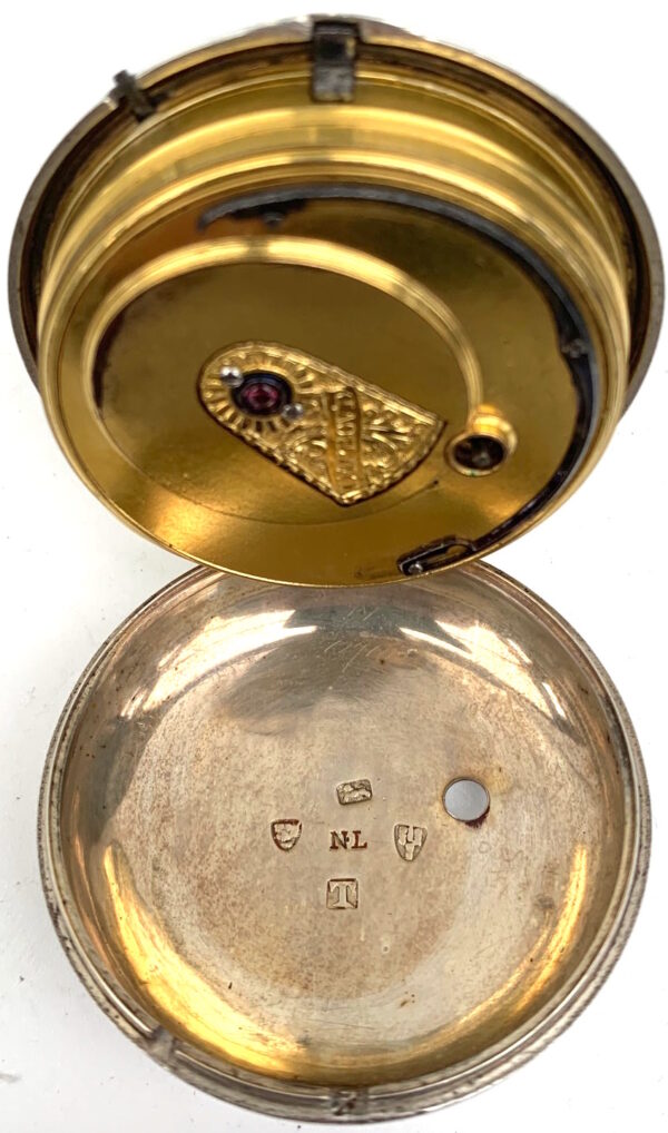 Silver Pair Case Pocket Watch