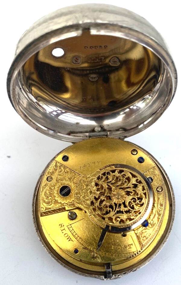 Antique Silver Pair Case Pocket