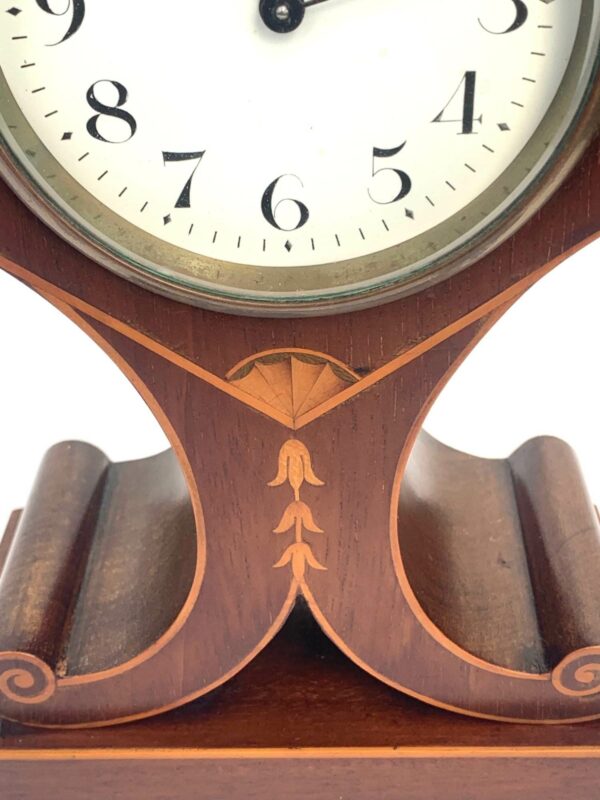 Tulip Cased Mantel Clock