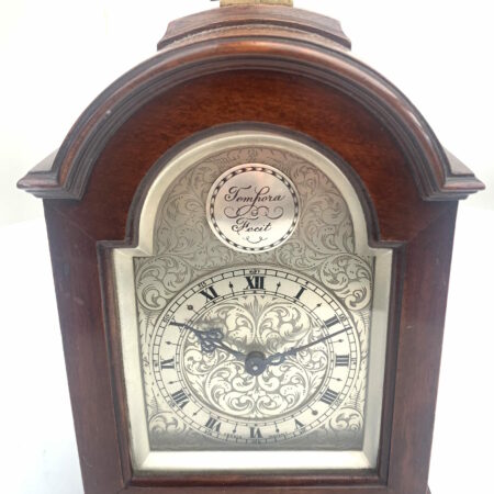 Mahogany Miniature Mantel Clock