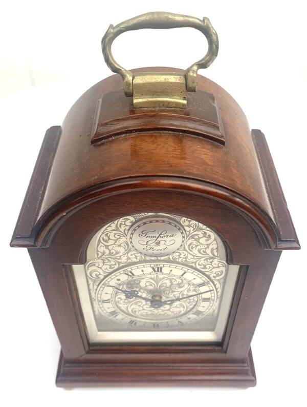Mahogany Miniature Mantel Clock