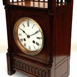 French Mahogany 8-Day Mantel Clock