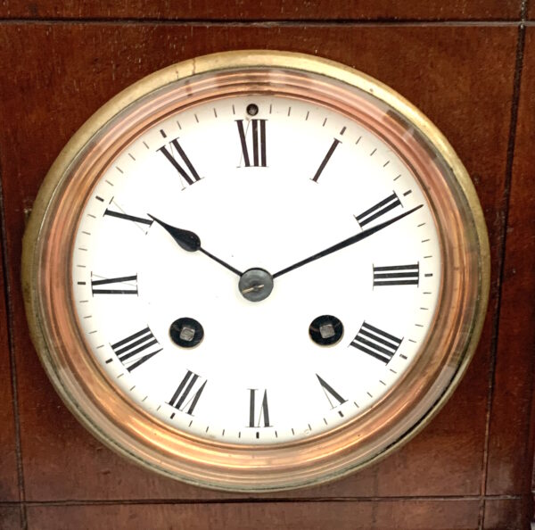 French Mahogany 8-Day Mantel Clock