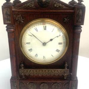 Oak Timepiece Mantel Clock
