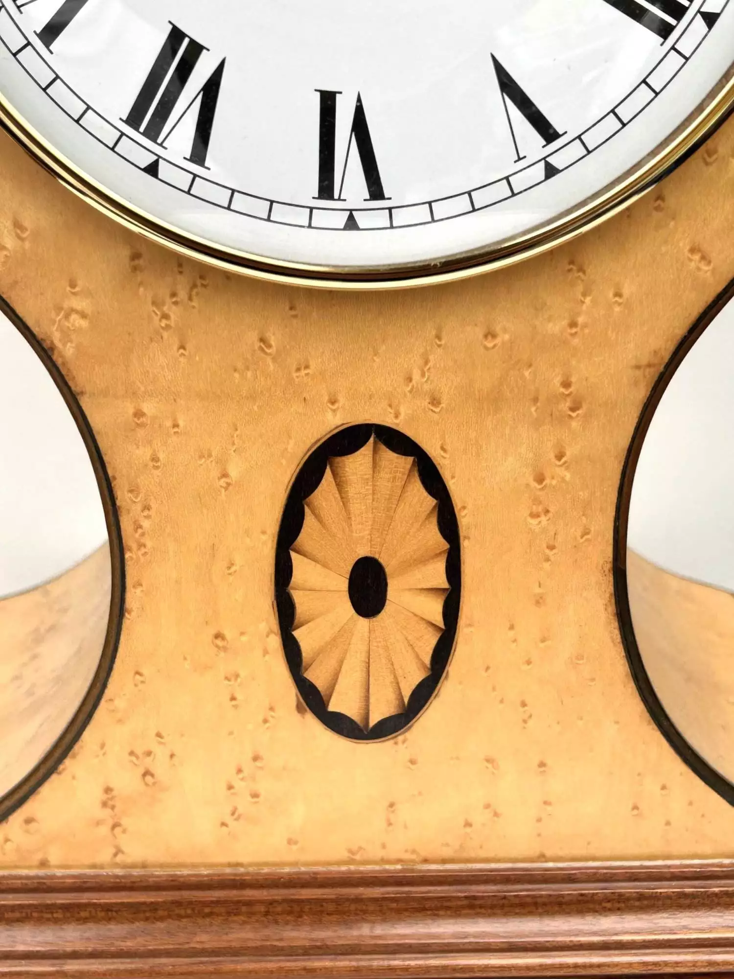 Regency Balloon Mantel Clock