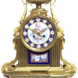 Sevres French Antique Mantel Clock