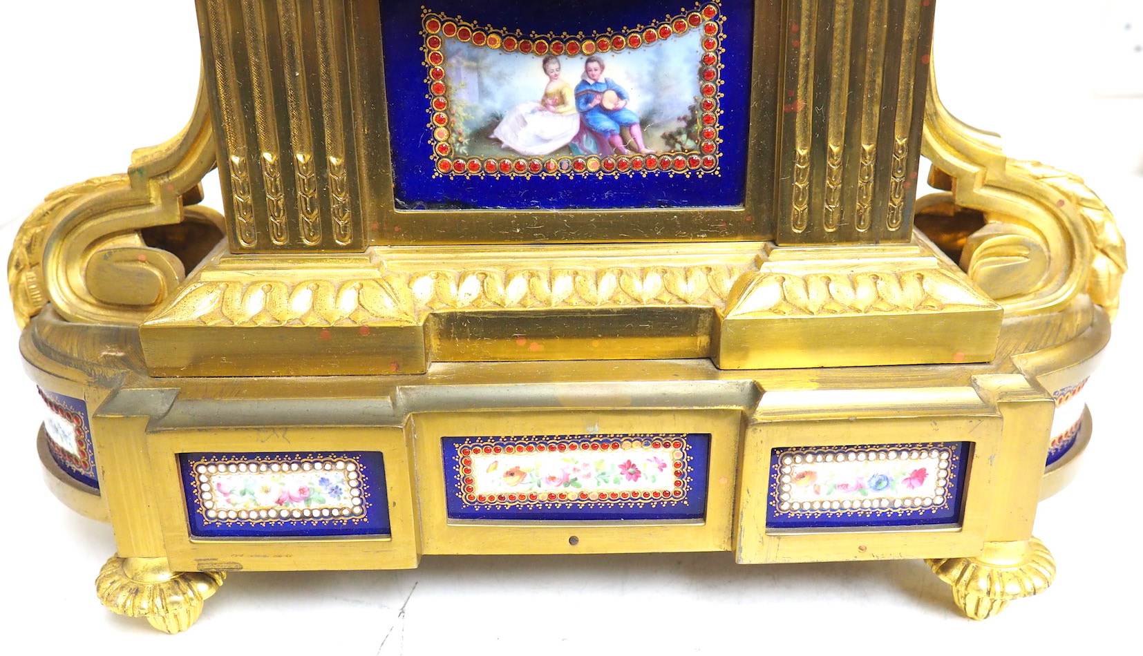 Sevres French Antique Mantel Clock