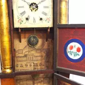 Antique American Ogee Wall Clock