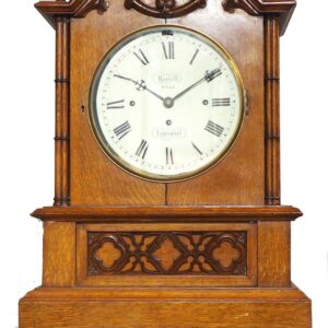 Antique Musical Westminster Chime Bracket Clock 8 Bell Triple Fusee Roskell Liverpool