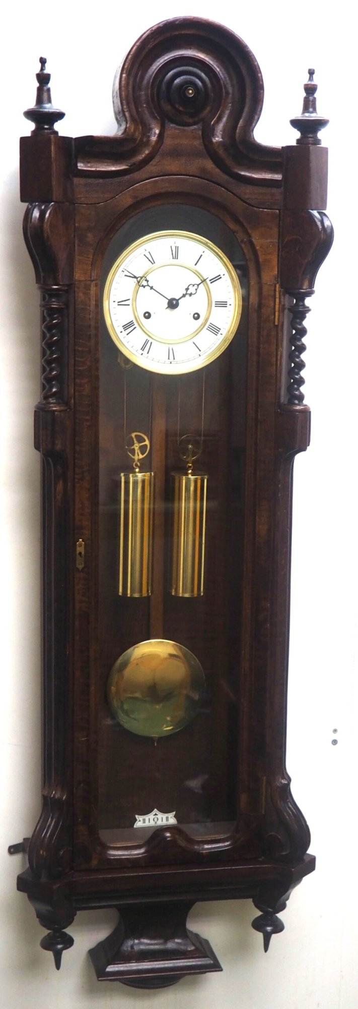 Hermle Vienna Wall Clock 8 Day Weight Driven Striking Wall Clock