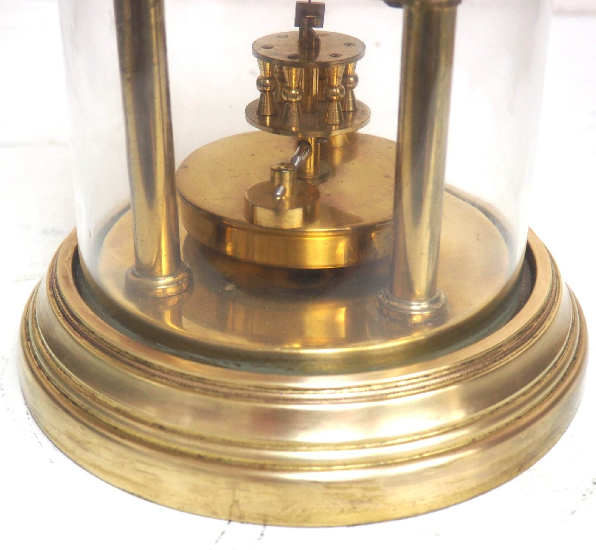 Rare BHA 400-Day Torsion Clock German Anniversary Clock Mantel Clock C1900