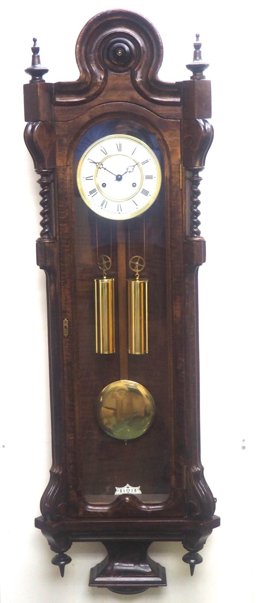 Hermle Vienna Wall Clock 8 Day Weight Driven Striking Wall Clock
