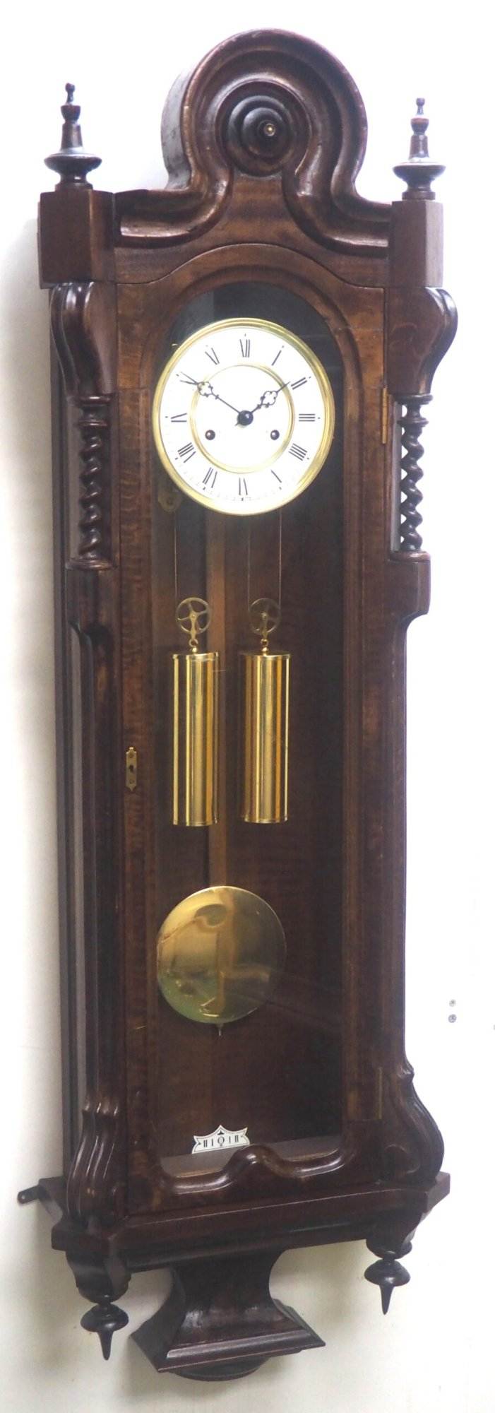 Hermle Vienna Wall Clock 8 Day Weight Driven Striking Wall Clock