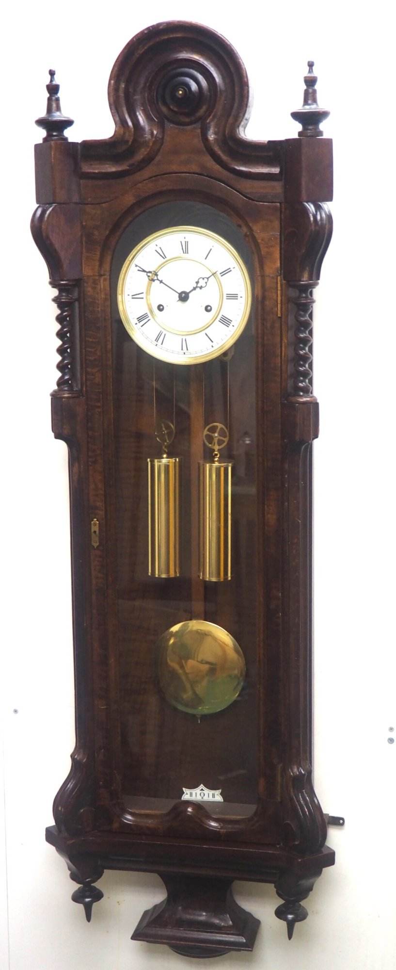 Hermle Vienna Wall Clock 8 Day Weight Driven Striking Wall Clock