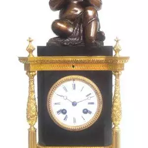 Child Solid Bronze Bell Striking 8-Day Mantle Clock
