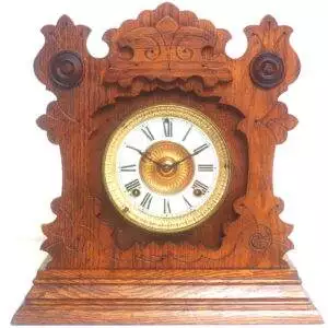 American Gingerbread Mantel Clock