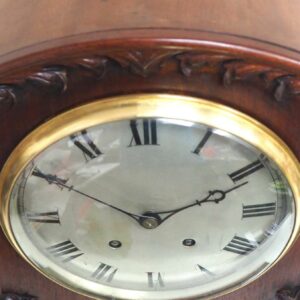Antique German Mahogany 8-Day Mantel Clock Quarter Striking Bracket Clock by W&H