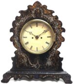 Antique English 8 Day Twin Fusee Bracket clock 8-Day Striking Double Fusee Mantel Clock by H J Wallis