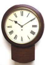 Rare English Drop Dial Wall Clock