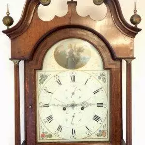 Prince Hunslett 8-Day Striking Grandfather Clock