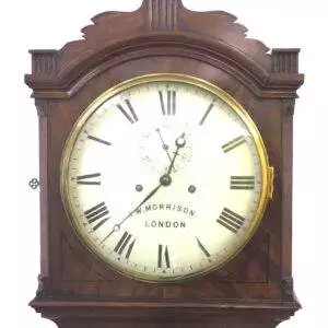 Longcase Clock Morrison Painted Dial Grandfather Clock