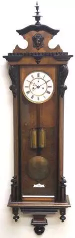 Antique Striking Vienna Wall Clock