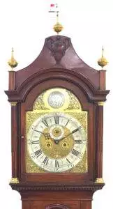 Georgian Longcase Clock Rob Cutbush Maidstone Grandfather Clock - Dial