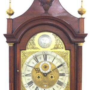 Georgian Longcase Clock Rob Cutbush Maidstone Grandfather Clock - Dial