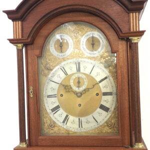 Chiming Longcase Clock Mahogany 8 Bell Grandfather Clock Dual Chime