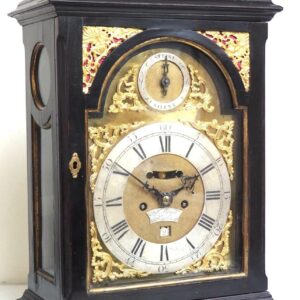 Top Bracket Clock - Double Fusee Verge