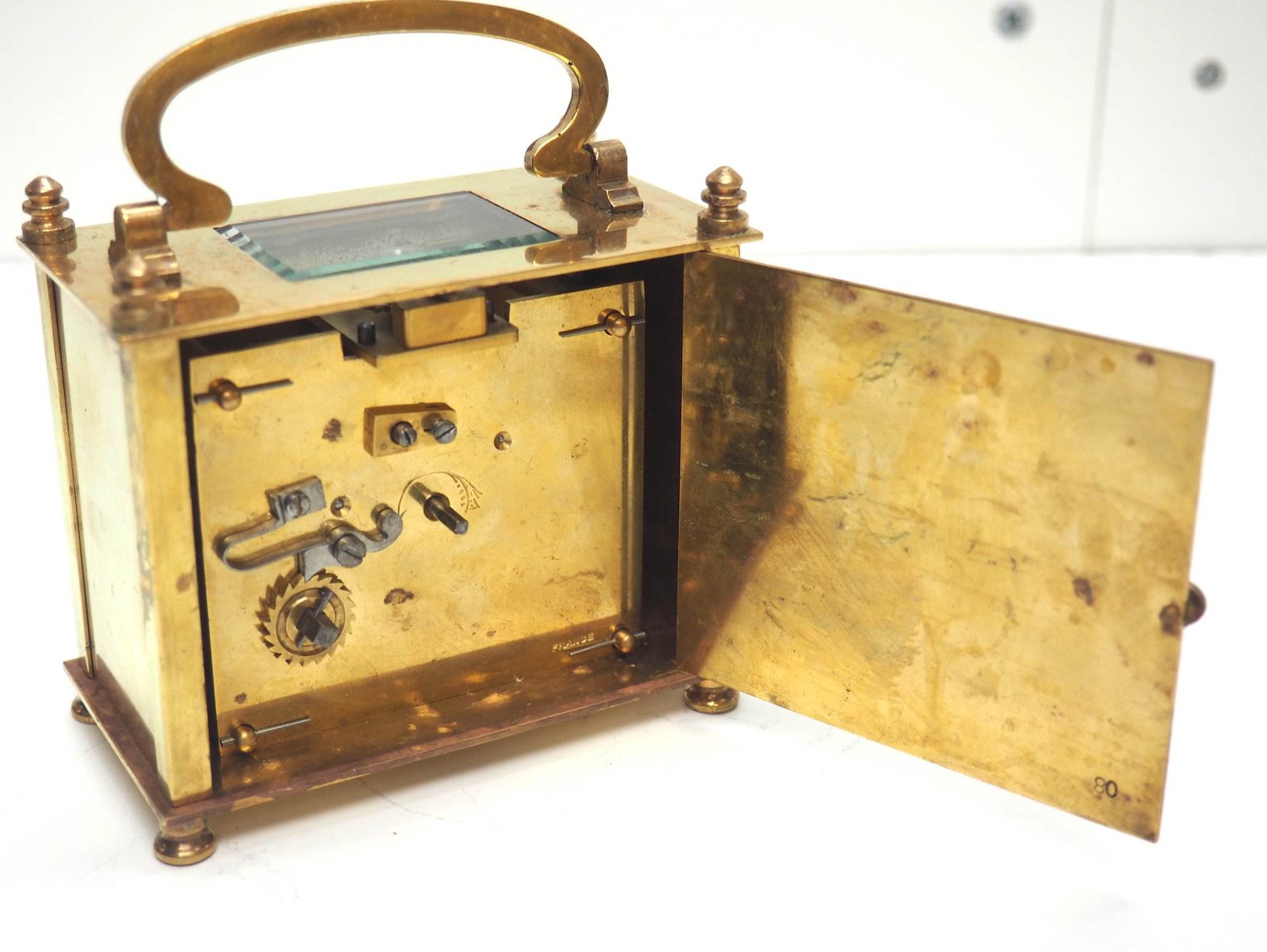 Fine Antique French 8-Day Rectangle Carriage Clock Mantel Timepiece C1890 - Image 2