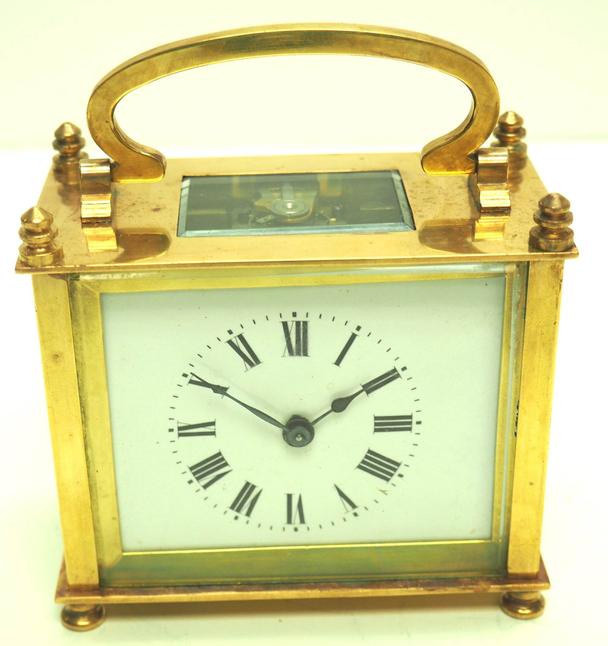 Fine Antique French 8-Day Rectangle Carriage Clock Mantel Timepiece C1890 - Image 6