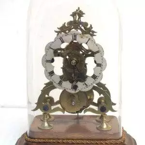Rare One of A Kind Skeleton Clock - Mantel Clock