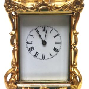 Extremely Rare 8-Day Striking Carriage Repeat Feature Waterbury Clock Co C1880