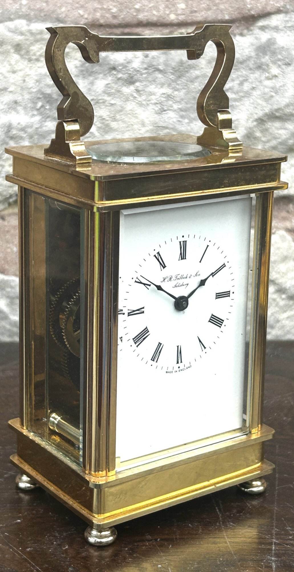 Lovely Antique H R Tribbock & Son Carriage Clock