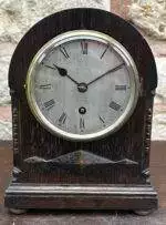 Ornate Arts and Crafts Mantle Clock – Hampton & Sons – Antique Clock