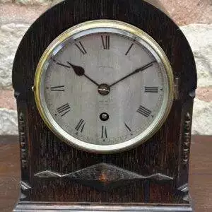 Ornate Arts and Crafts Mantle Clock – Hampton & Sons – Antique Clock