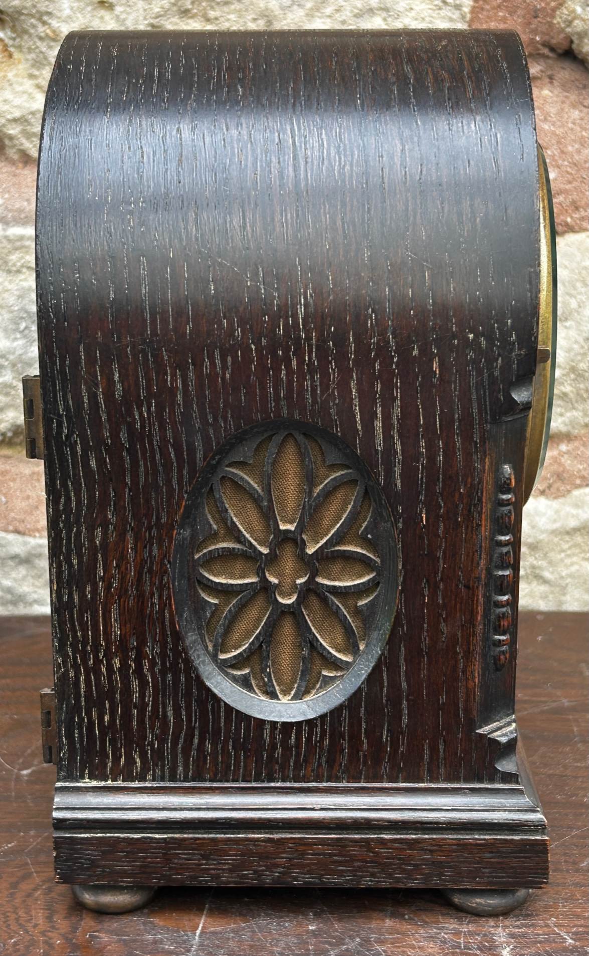 Ornate Arts and Crafts Mantle Clock – Hampton & Sons – Antique Clock