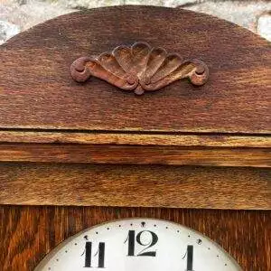 Edwardian Antique Striking Box Wall Clock Parsons Bristol