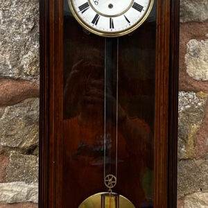Antique Walnut Single weight Vienna Regulator Wall Clock