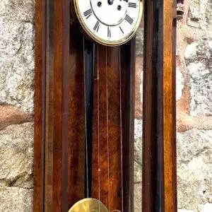 Antique Kingwood Gustav Becker Wall Clock