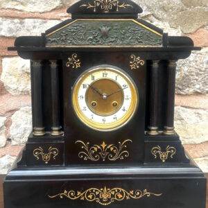 Slate & Marble 8-Day Mantel Clock