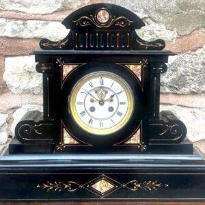 Marble 8-Day Mantel Clock C1900