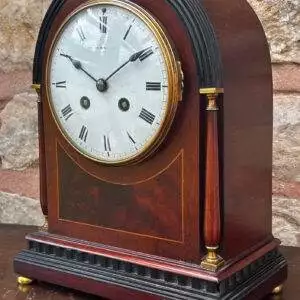 Antique Victorian Arched Top Mantel Clock