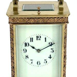 Incredible Large Antique French 8-Day Repeater Carriage Clock