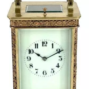 Incredible Large Antique French 8-Day Repeater Carriage Clock