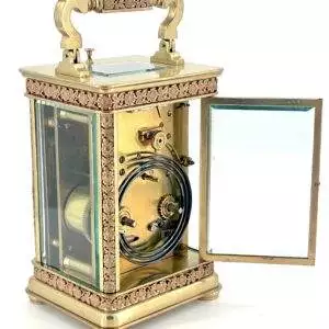 Incredible Large Antique French 8-Day Repeater Carriage Clock